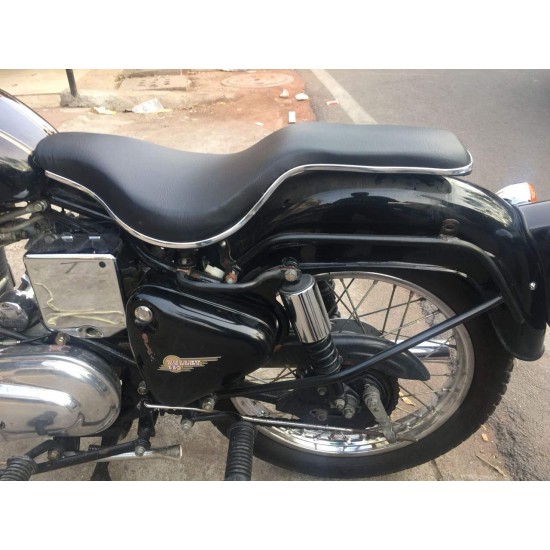 Royal Enfield Classic 350/500 Complete Long seat/Long Seat Assembly(Black)