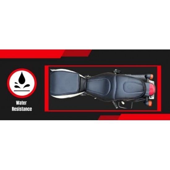 Royal Enfield Thunderbird 350X and 500X Cushion/Foam Design Seat Cover (Black)