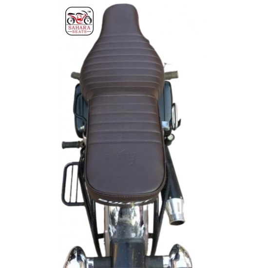 Royal Enfield Bullet Electra/Standard 350/500 Original Type Complete Seat Assembly (Brown) 