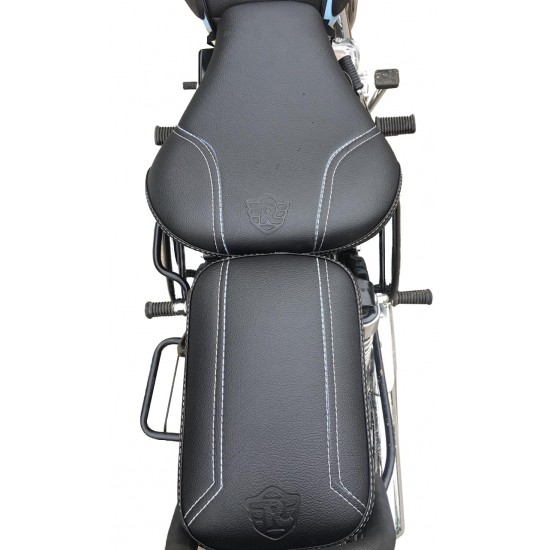Royal Enfield Classic 350/500 Design Seat Cover Black
