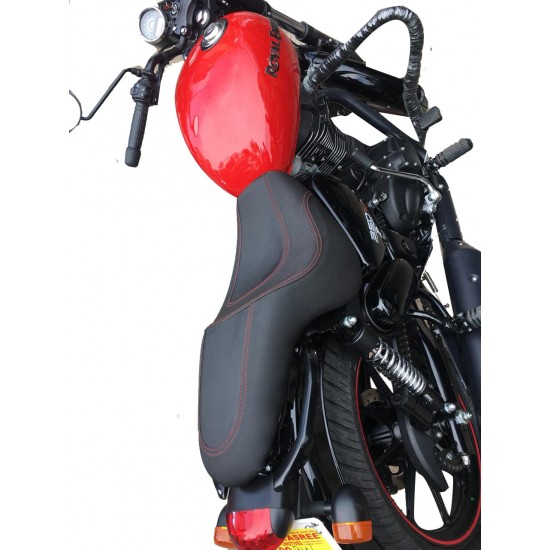 Royal Enfield Thunderbird New 350X and 500X Seat Cover (Black and Red)