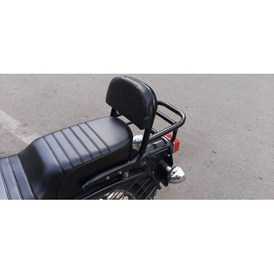 Royal Enfield Classic 350/500 Bullet (Electra & Standard) Back Rest With Carrier