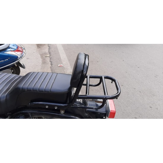 Royal Enfield Classic 350/500 Bullet (Electra & Standard) Back Rest With Carrier