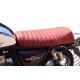 Royal Enfield Interceptor 650 Cafe Racer Seat Cover With Added Cushion (Tomato - Brown Red)