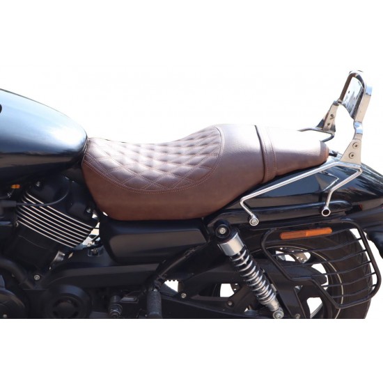 Harley Davidson Street 750 Seat cover (  Dual Tone Brown)