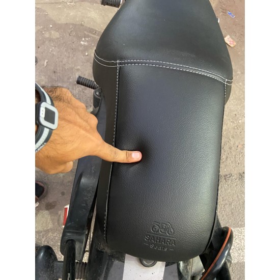 Bajaj Avenger 150/160/180/220 Cushion Seat Cover ( Black)