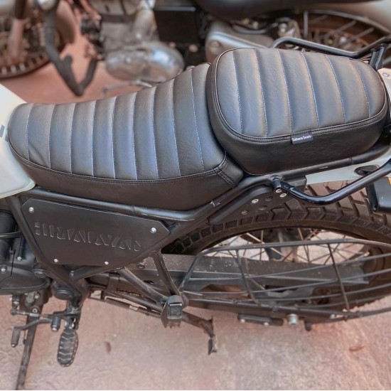 Royal Enfield Himalayan Retro Look With added Cushion Seat Cover (Black)