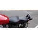 Royal Enfield Interceptor 650 Low Rider Design Seat Assembly (red and black)