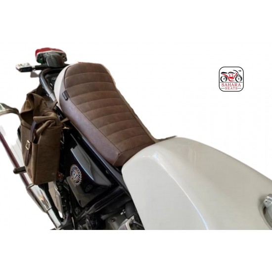 Royal Enfield Continental GT 650 Seat Cover /Single Seat (Colour-Double Tone Brown)