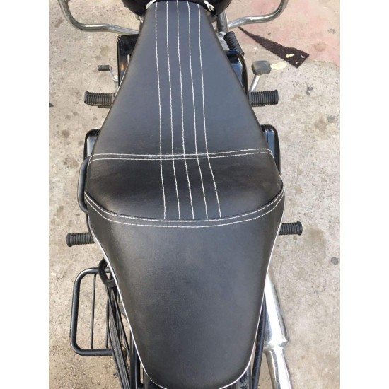 Royal Enfield/Classic 350/Classic 500/Complete Modified Design Long Seat/Long Seat Assembly (Black)