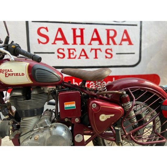 Royal Enfield Kabir Singh/Arjun Reddy Seat for Classic350/500/Bullet/electra/Standard  (double tone brown)