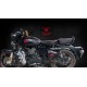 Royal Enfield Classic 350/500 Leather Finish Seat Cover and Tank Cover (Black and Red)