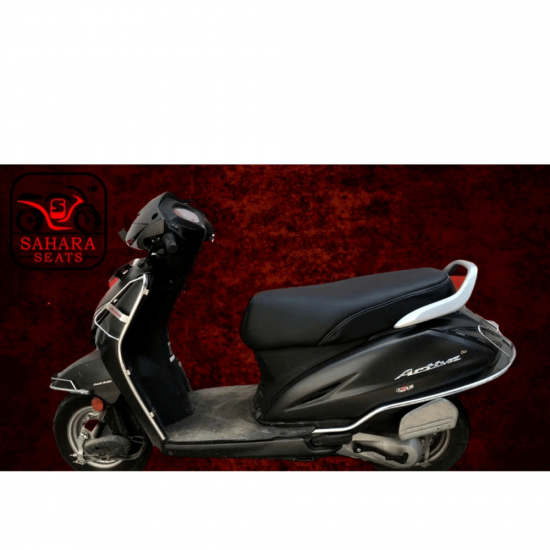 Seat Cover With Better Comfort & Added Cushion With Mobile Pocket For Activa 5G/4G/3G/ Jupiter/Maestro/Pleasure