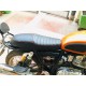 Royal Enfield Continental GT 650 Design Seat Cover (Black with Red Stitching)