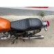 Royal Enfield Interceptor 650 Custom/modified Cafe Racer Style Complete Seat Assembly (Black with black Stitching)