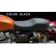 Royal Enfield Interceptor 650 Custom/modified Cafe Racer Style Complete Seat Assembly (Black with black Stitching)