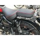 RoyalEnfield Meteor 350 Fireball, Stellar, Supernova, Cushion Seat Cover (Black with Red piping)