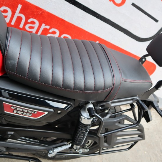 Honda  CB 350 RS Cushion Half Stripes Retro Seat Cover