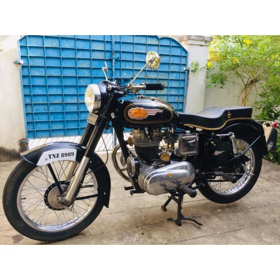 Royal Enfield Bullet(Electra & Standard) Complete Long Seat/Long Seat Assembly 62 Model Golden Beeding