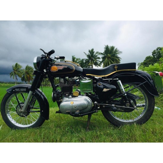 Royal Enfield Bullet(Electra & Standard) Complete Long Seat/Long Seat Assembly 62 Model Golden Beeding