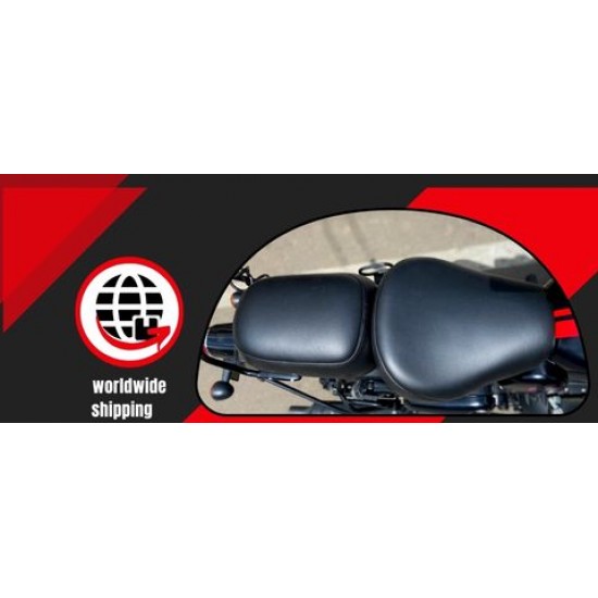 Royal Enfield All New Classic 350/ Be Reborn Classic Cushion Seat Cover ( Black )