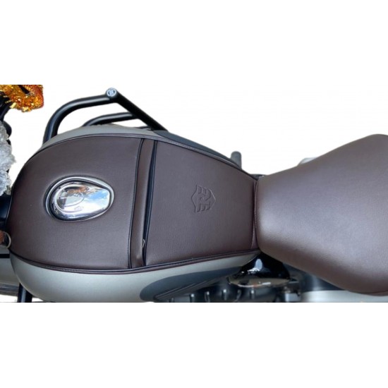 Royal Enfield All New Classic 350 Be Reborn Next Gen  Tank Cover ( Brown)