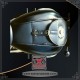 Royal Enfield Meteor 350 Fireball/Stellar/Supernova Leather Finish Customized Tank Panel Bag/Tank Protector (Black)