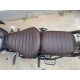 Royal Enfield All New Classic 350/ Be Reborn Classic Stripes Seat Cover Leather Finish WATER RESISTANT ( Brown)