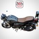 Yamaha FZX New Model Full Stripes Cushion Seat Cover (Dual Tone Brown)