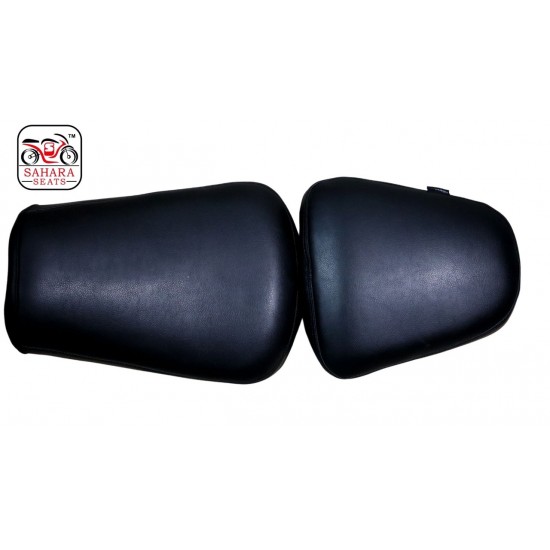 Yezdi Adventure Split Cushion Seat Cover (Black)