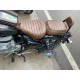 Royal Enfield All New Classic 350/ Be Reborn Classic Stripes Seat Cover Leather Finish WATER RESISTANT (Dual tone brown)
