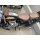 Royal Enfield All New Classic 350/ Be Reborn Classic Stripes Seat Cover Leather Finish WATER RESISTANT (Dual tone brown)