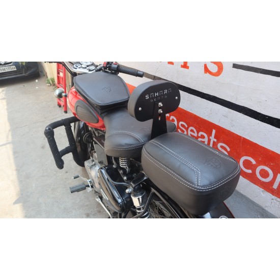 Royal Enfield Classic 350/500 Adjustable Rider Back Rest/Back Support - No Alterations