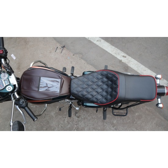 Royal Enfield All New Classic 350/ Be Reborn Classic Custom/Modified Touring Complete Seat Assembly