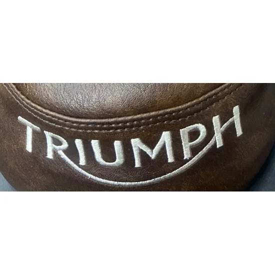 Triumph Speed 400 Quilted Bench Vegan Leather Cushion Seat Cover