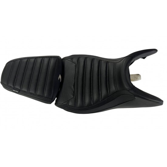   Bajaj Dominar 400/250 Stripes  Leather Finish Cushion Seat Cover