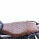 Triumph Speed 400 Half Dimond Leather Finished Seat Cover