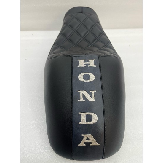 Honda Highness CB 350 Custom/Modified Touring Complete Seat Assembly With Honda Emboridered