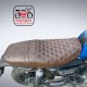 Honda CB 350 RS Front Diamond Leather Finished  Cushion Seat Cover