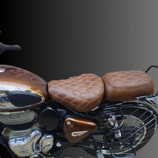 Royal Enfield All New Classic 350/ Be Reborn Classic Design Seat Cover