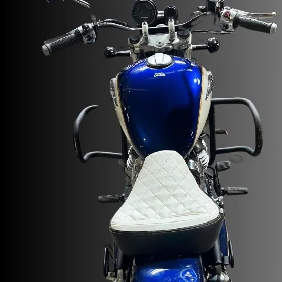 Royal Enfield Super Meteor 650 Custom Touring Seat For Rider/Single Seat