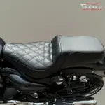 Sahara Seats Step-up Custom Seat for Super Meteor 650-Diamond Pattern