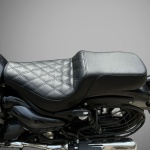 Sahara Seats Step-up Custom Seat for Super Meteor 650-Diamond Pattern