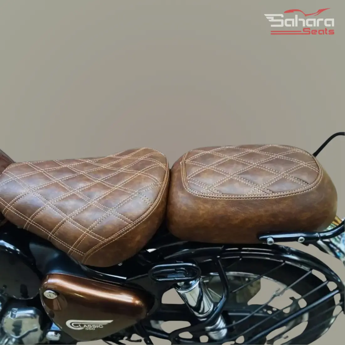 All New Classic 350 Be Reborn Classic Design Seat Cover