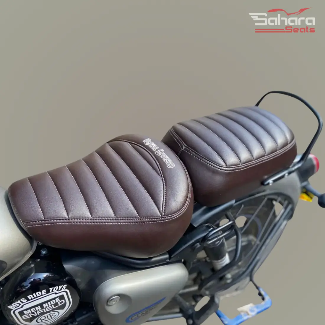 All New Classic 350 Be Reborn Classic Stripes Cushion Seat Cover