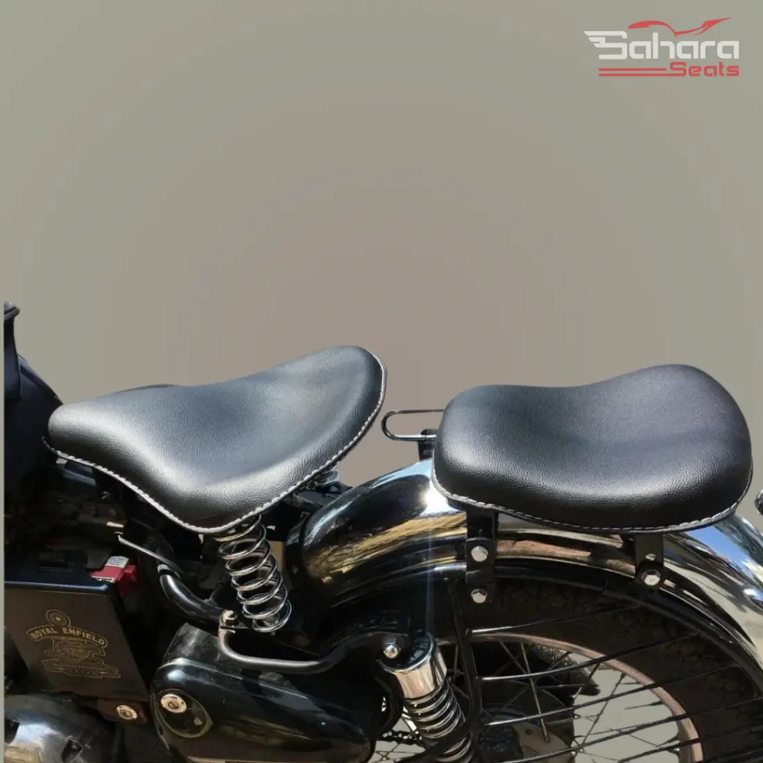 Electra/Standard 350/500 Kabir Singh Harley Type Slim Seat with Spring Front & Rear Seat