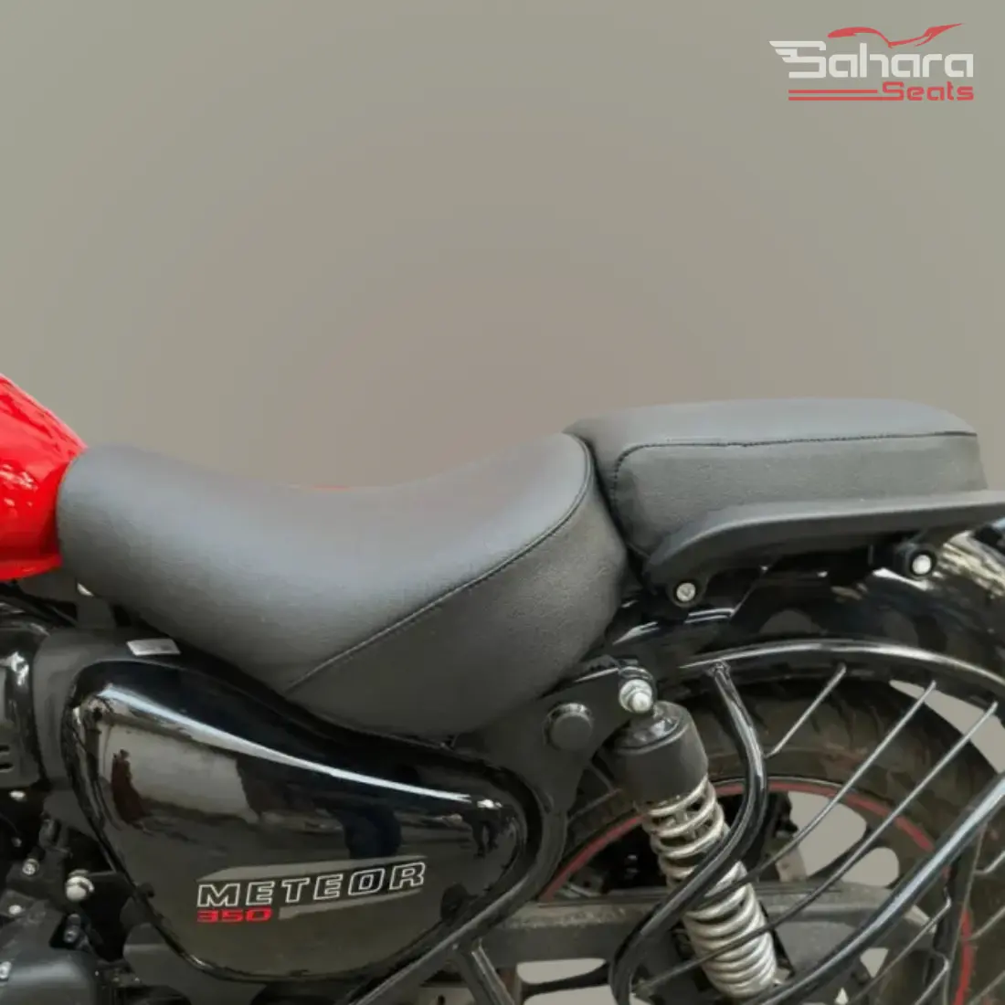Meteor 350 Black Cushion Seat Cover