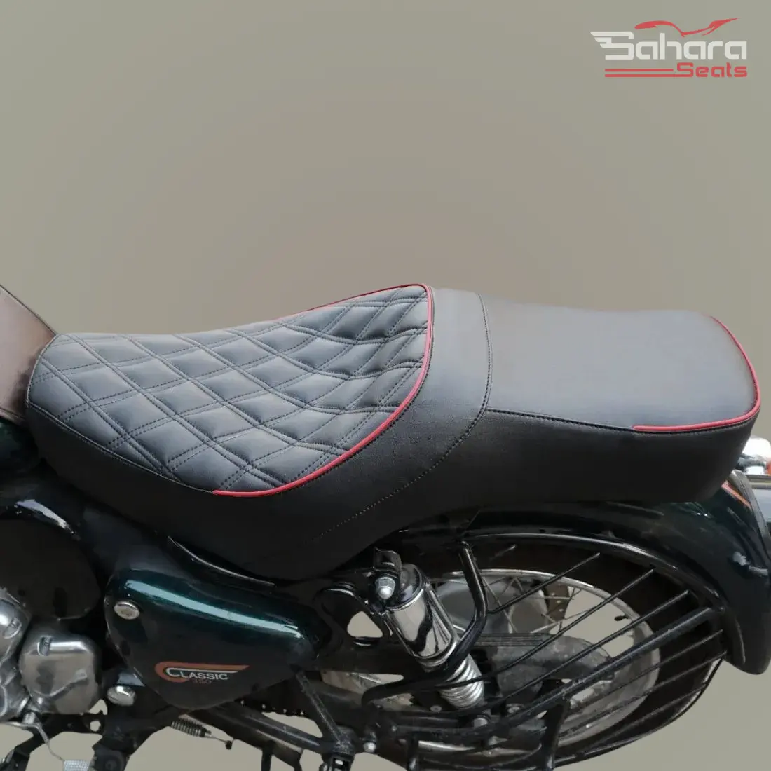 Royal Enfield All New Classic 350 Be Reborn Classic Custom Modified Touring Complete Seat Assembly