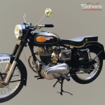 Royal Enfield Bullet(Electra & Standard) Complete Long Seat/Long Seat Assembly 62 Model Golden Beeding
