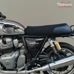 Royal Enfield Interceptor 650 Suede Cushion Seat Cover